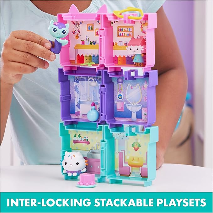 Gabby's Dollhouse, 3 Clip-On Playsets 3 and