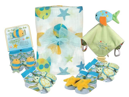 Stephan Baby Go Fish Plush Chewbie Activity Toy and Teething