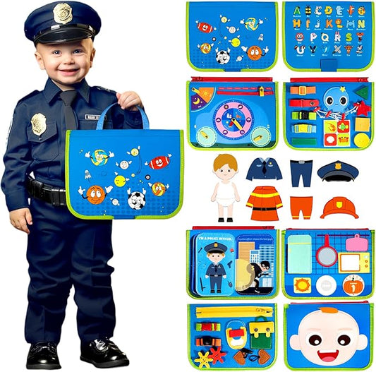 Hely Cancy Toddler Busy Board, Montessori Toys for 0 1 2 3 4 5