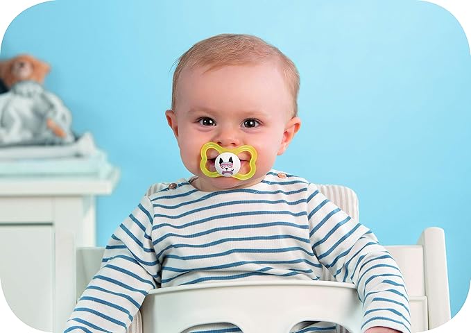 MAM Air Night & Day Baby Pacifier, For Sensitive Skin 3 Pack, 6-16 Months, Unisex,3 Count 1)
