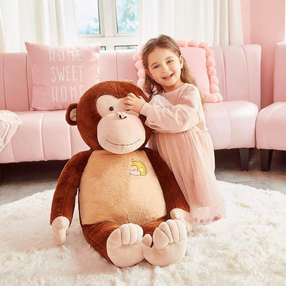 IKASA Large Monkey Stuffed Animal Plush Monkey Toy for Children 30 inches)