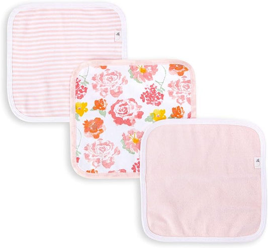 Burt's Bees Baby Infant Washcloths, 100% Organic Cotton 3 Pack