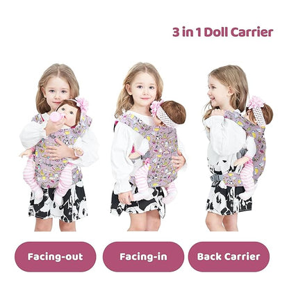 Baby Doll Carrier Front and Back Baby Doll Accessories Backpack