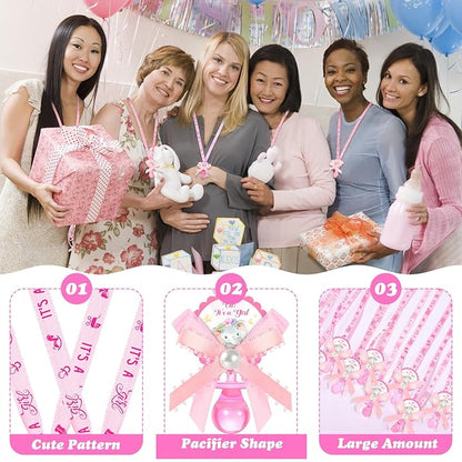 Remuuly 36 Pcs Baby Shower Pacifiers Necklace Gifts Girls Boys