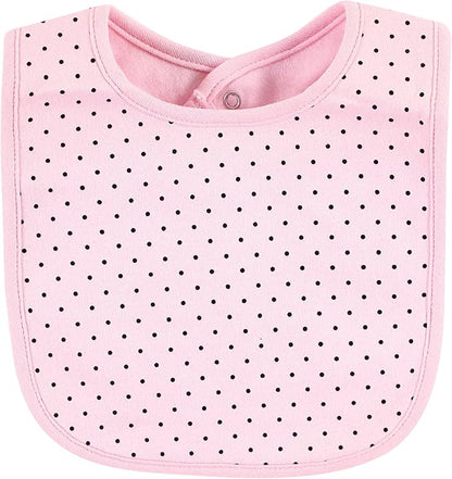 Hudson Baby Unisex BabyCotton Bib and Headband or Caps Set
