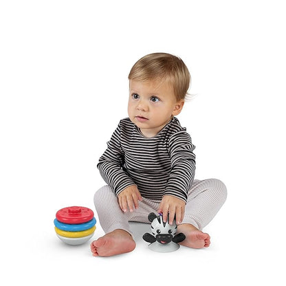 Baby Einstein Stack & Wobble Zen BPA Free Teether Toy 3 Months