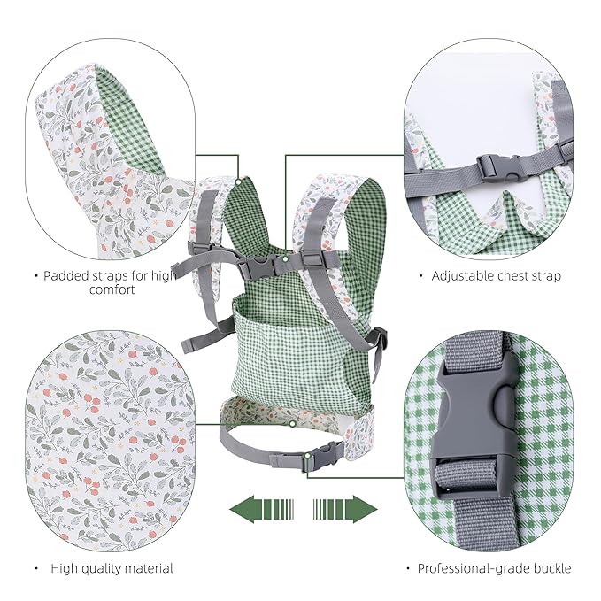 Baby Doll Carrier Front and Back Baby Doll Accessories Backpack