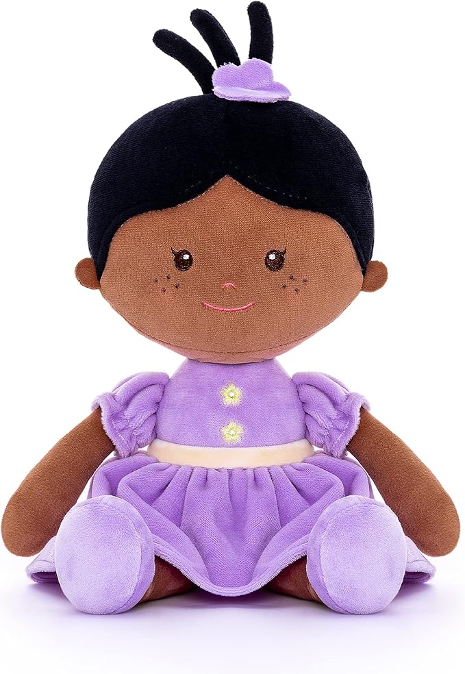 Onetoo First Baby Doll Plush Rag Doll Sleeping Cuddle Buddy 14"（Milly Series）