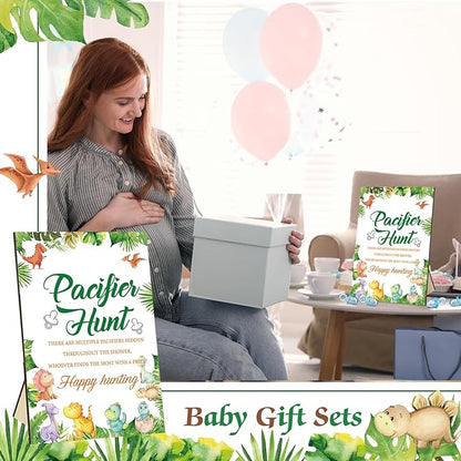 Thyle 51 Pcs Pacifier Hunt Baby Shower Games Include Baby 50 Acrylic
