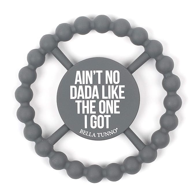 Bella Tunno Happy Teether ??Soft & Easy Grip Baby Teether Toy, Silicone Teether Ring to Help Soothe Gums