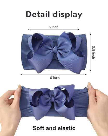 doboi Baby Hair Bows Hair Accessories - 20pcs Big Bows