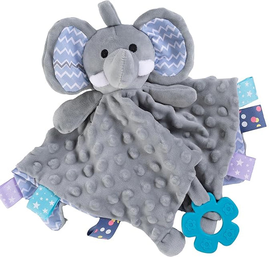 Soothe&Sense Baby Security Blanket with Teether, Rattle