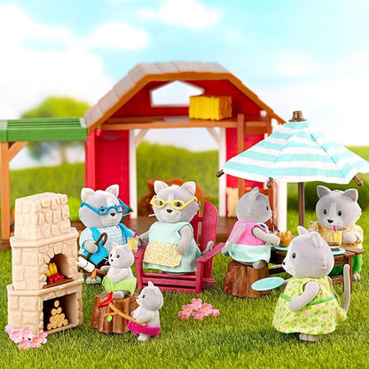 Li’l Woodzeez – Toy Patio – Doll Furniture – Playhouse Accessories – Playset for Kids – 3 Years + – Outdoor Patio Set