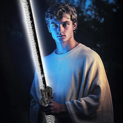 Mould King Darksaber Lightsaber Building Blocks Toy, 885+ Pcs LED Darks Sword Dueling Lightsaber Toys with Stand, 45.67in Light Saber Creative Swords Building Kit for Kids Boys Adults 8+ Cosplay Gifts