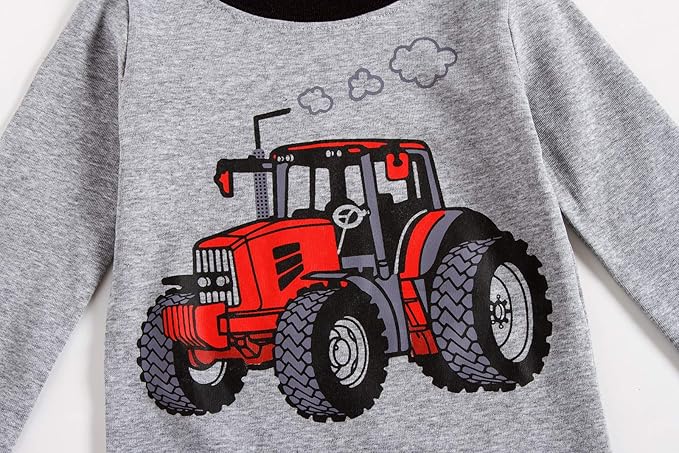 Family Feeling Little Big Boy Pajamas Sets 100% Cotton Pjs