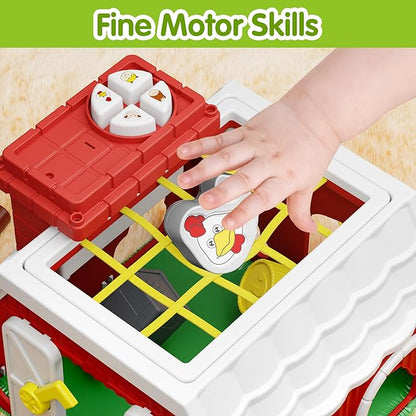 iPlay, iLearn Shape Sorter Baby Toys for 1 Year Old Boys 12 18 24 Months 1st Birthday 2 3