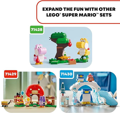 LEGO Super Mario Yoshis’ Egg-cellent Forest Expansion Set, Super Mario Collectible Toy for Kids 2 Brick-Built 6 and 71428