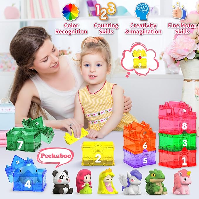 Oriate Sensory Learning Toys for Toddler Age 1,2 3, 20Pcs 12m+ Farm