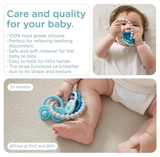 Teething Toys 3-12 Months, Baby Teethers