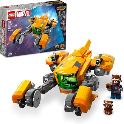 LEGO Marvel Baby Rocket’s Ship 76254 from Guardians of the 3 Featuring 8 and