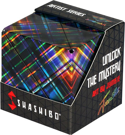 SHASHIBO Shape Shifting Box - Award-Winning, Patented Fidget Cube w/ 36 Rare Earth Magnets 70 Shapes,