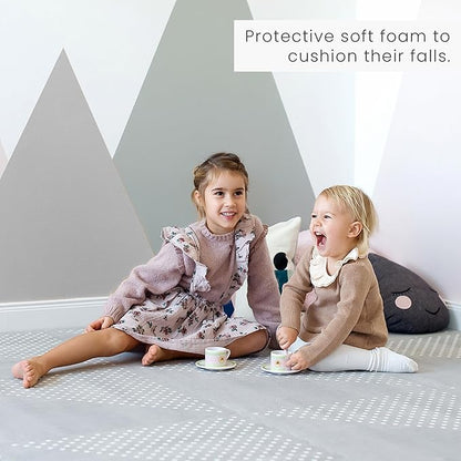 Toddlekind Playmat - Premium Foam Playmat, 4 x 6 feet Premium Quality Foam Play Mat for Babies/Toddlers