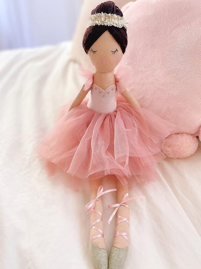 MON AMI Juliet The Prima Ballerina Stuffed Doll - 22”, Plush Ballerina Doll for Girls