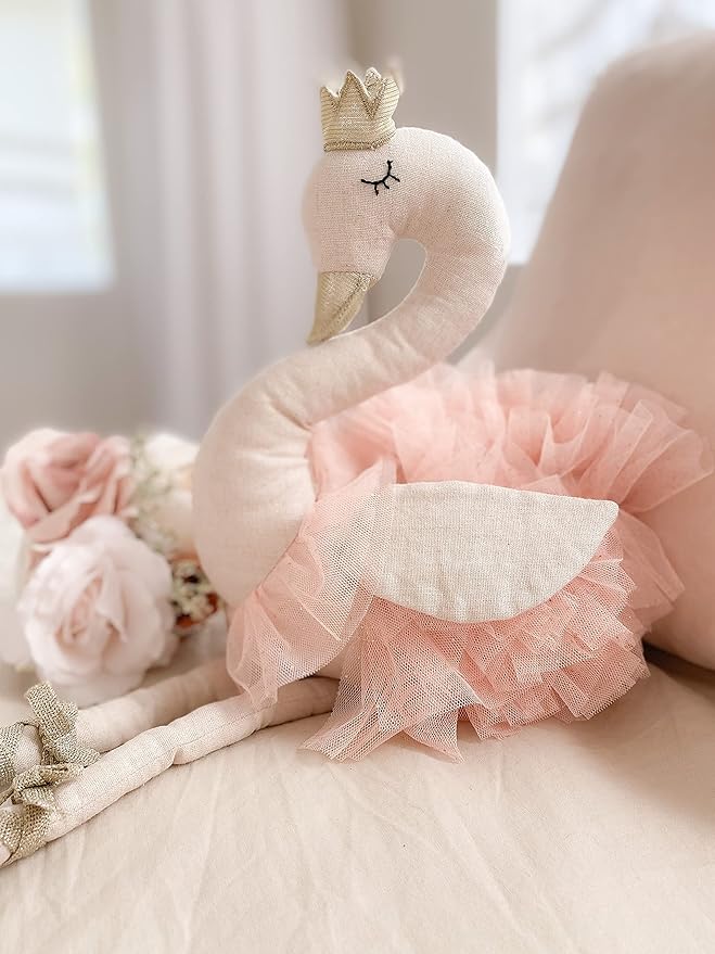 MON AMI Layla The Ballerina Doll | Swan Stuffed Animal 20 Inches