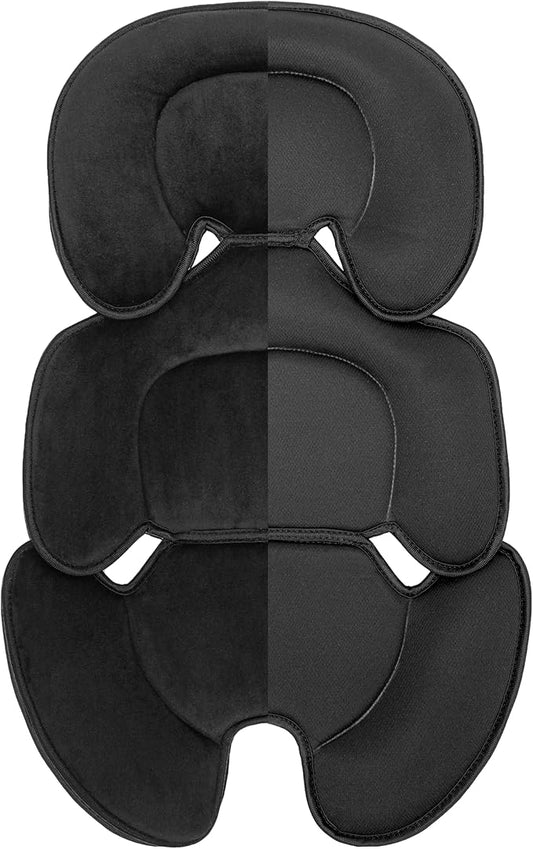 Universal Baby Seat Liner – Reversible Infant Car Seat Insert & Stroller Cushion – Head & Body Support for Newborns – All-Season Soft Pad for Swings, High Chairs, Travel – Gift-Ready, Machine Washable