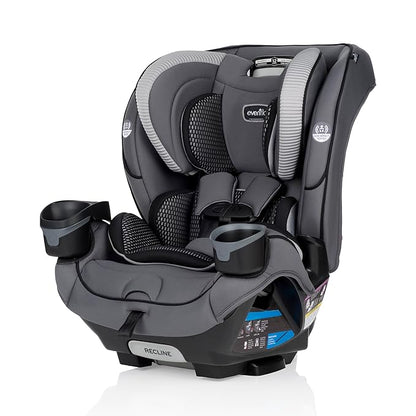 Evenflo EveryFit 3-in-1/All4One Convertible Car Seat (Winston Gray)