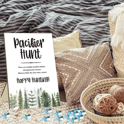 Baby Shower Party Games, Baby Pacifier Hunt 50 Blue