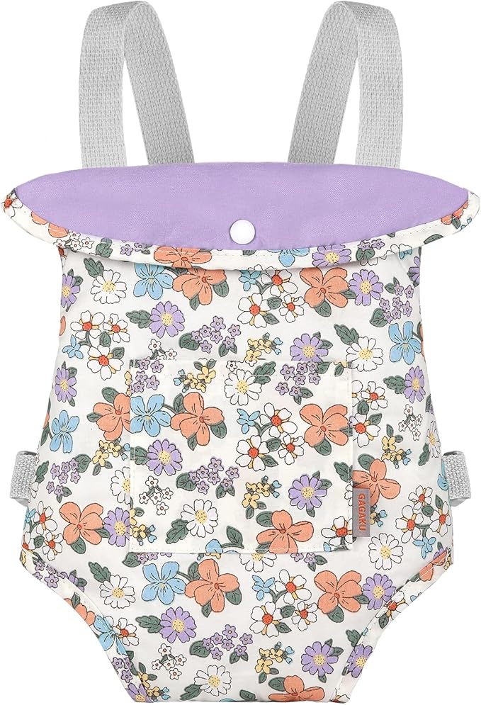GAGAKU Baby Doll Carrier Stuffed Animal Carrier for Girls Doll 12 to 24 inch