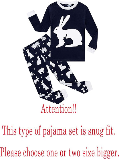 Family Feeling Little Big Boy Pajamas Sets 100% Cotton Pjs