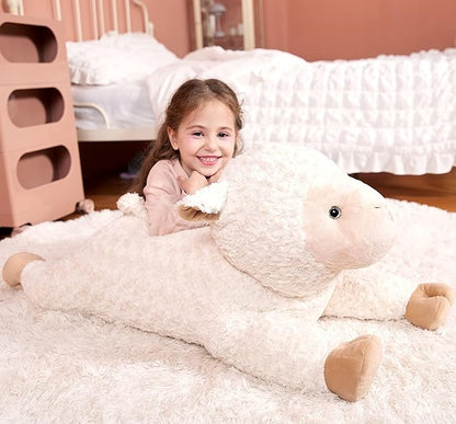 IKASA Large Sheep Stuffed Animal Plush Toy,Giant Lamb Cute Jumbo Soft Toys 30" Huge