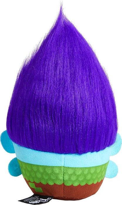 Mattel DreamWorks Trolls Band Together Hairmony Mixers Branch Plush Toy with Sound, 6-inch Soft Doll Inspired by the Movie