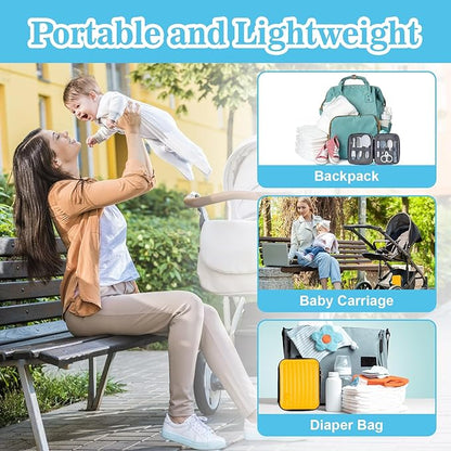Little Angel Baby Healthcare and Grooming Kit, Safety Newborn Nursery Care Set, with Hair Brush Comb, Nail Clipper, Nasal Aspirator for Newborn Infant Baby Girls Boys (Yellow)