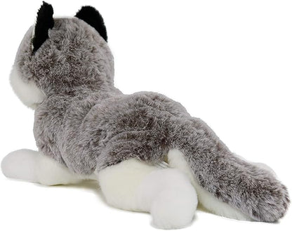 Ice King Bear Lifelike Siberian Husky Stuffed Animal - Plush Toy 13 Inches