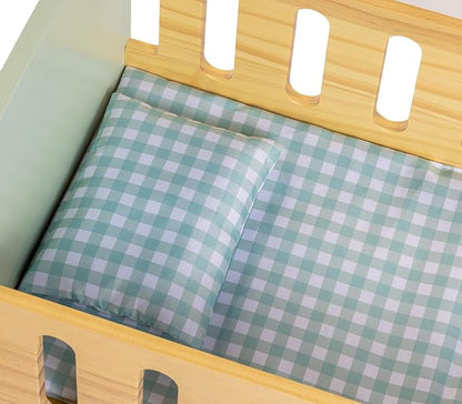 JC Toys Parfait Collection | Deluxe Wooden Doll Toy Bed with Storage Accessories 20" | 3+ |