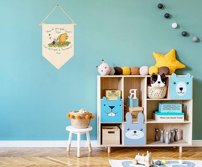 Winie Nursery Flag the Pooh,Nursery Wall Decor