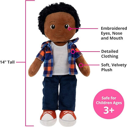 Playtime by Eimmie 14" Soft Baby Doll - Plush Rag Dolls for 2 Year Old Girls and Boys, Toddler & Infants