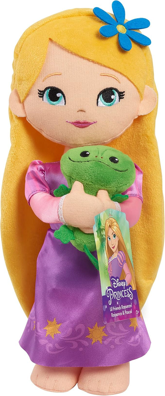 Disney Princess Lil' Friends Rapunzel & Pascal 14-inch Plushie Doll 3 Up