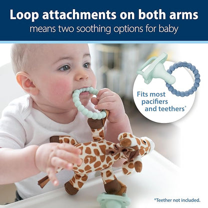 Dr. Brown's Lovey Pacifier and Teether Holder, 0 Months Plus
