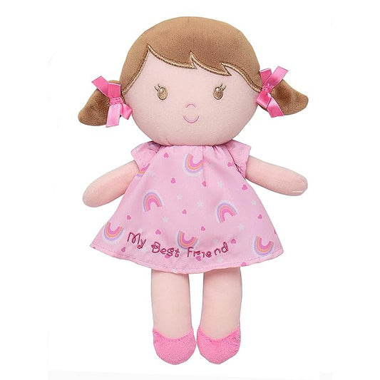 Baby Starters Plush Snuggle Buddy Baby Doll, Dorie 11 inch