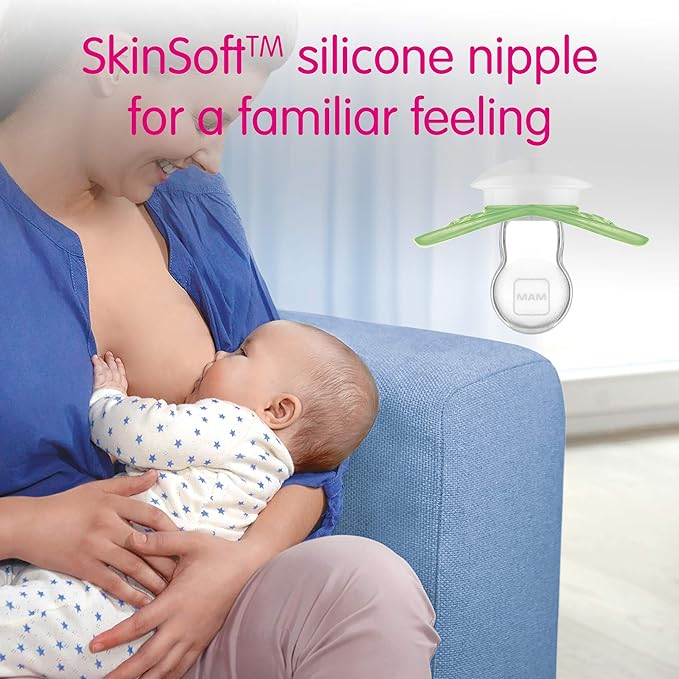 MAM Original Matte Baby Pacifier, Nipple Shape Helps Promote Healthy Oral Development 6-16 Months 2)