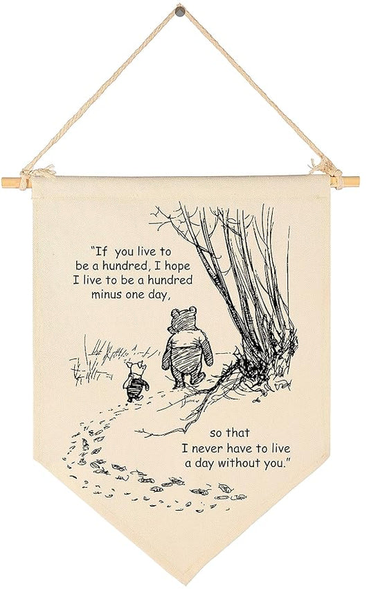 Winie Nursery Flag the Pooh,Nursery Wall Decor