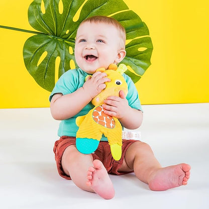 Bright Starts Snuggle & Teethe BPA-free Crinkle Teething Plush Baby