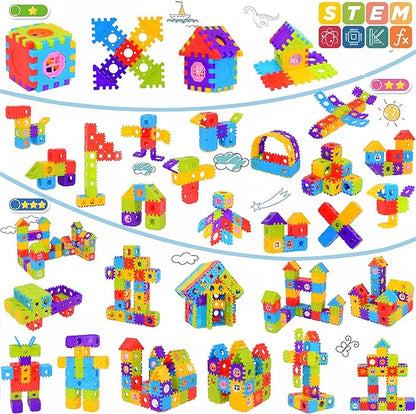 Building Blocks for Toddlers & Kids 180 Pcs Toy Building