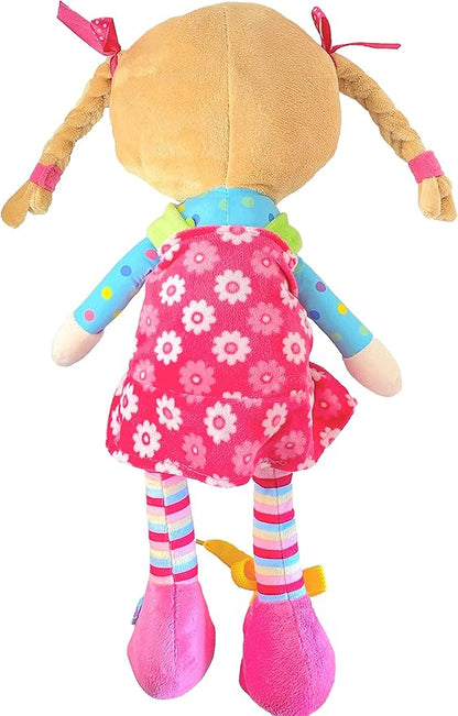 Sugar Snap Plush Learn to Dress Doll for Toddlers - 15" 2 Year