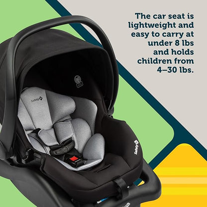 Safety 1st Grow and Go Flex 8-in-1 Car Seat Stroller Combo, Baby Stroller Travel Systems for Infants 4-30 lbs, Stroller and Carseat Combo Set, Orchid Bloom