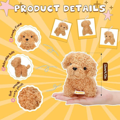Liliful Puppy Dogs Stuffed Animals Bulk Assorted Mini Dog Doll 50 Pcs
